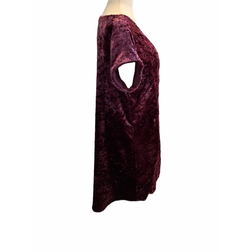 Soft Surroundings Sheath Dress MEDIUM Burgundy - Picture 5 of 10